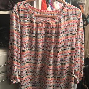 Banana republic multi colored shirt